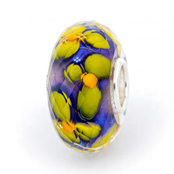 Summer Ocean Fieldstone Fractal - Elfbeads Glas